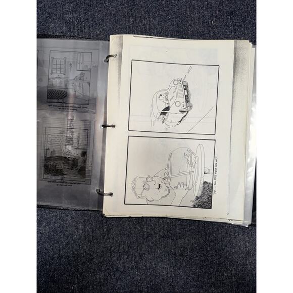 The Far Side Cartoons Binder Full Of Transparencies One Of A Kind Homemade - Picture 1 of 6